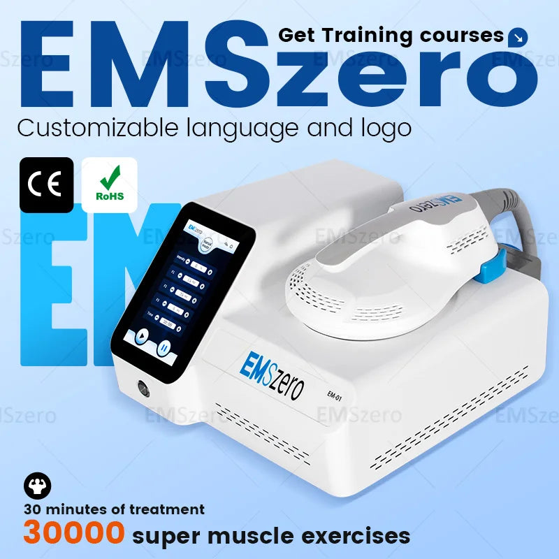 EMSZero Body Shaping Machine Muscle Stimulation Massager EMS RF Body Shaping 15 Electromagnetic Hip Fat Health Beauty Salon