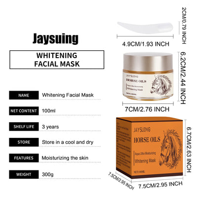 Whitening Sleep Mask Anti Aging Wrinkle Firming Fade Fine Line Shrink Pore Moisturizing Brigten Skin Tone Face Rejuvenating Care