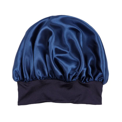 Women Bonnet Satin Sleeping Hat Hair Night Sleep Cap Head Cover Bonnets Shower Caps For Bath And Sauna Bathing Bonnet De Nuit