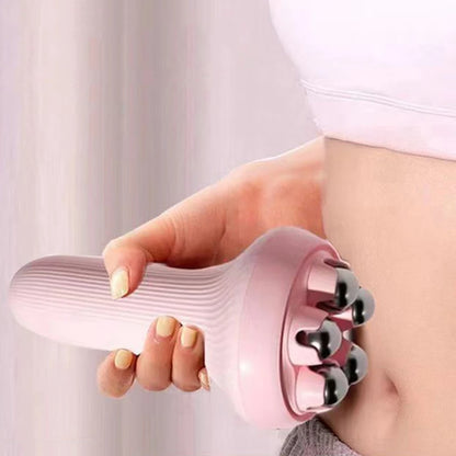 Roller Ball Handheld Massagers Shaping Relax Body Muscles Meridian Dredging Portable Steel Ball Magnetic Bead Massager