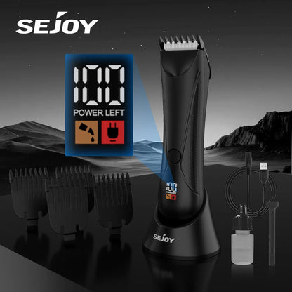 SEJOY Hair Trimmer Men Facial Beard Body Grooming Kits Electric Hair Clipper Nose Ear Trimer Rechargeable