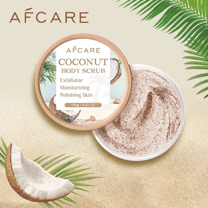 Coconut Scrub Exfoliating Collagen Body Scrub Polishing Body Foot Skin Whitening Exfoliate Skin Clean Pores Remove Dead Skin