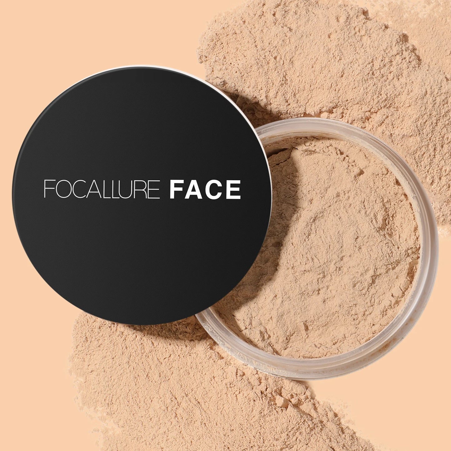 Focallure Invisible Finish Loose Setting Powder Translucent Natural Soft Face Makeup Powder Oil Control Face Loose Powder