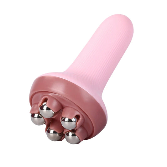 Roller Ball Handheld Massagers Shaping Relax Body Muscles Meridian Dredging Portable Steel Ball Magnetic Bead Massager