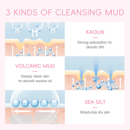 Sakura Mask For Face Cleaning Maseczka Black Head Remover Mascara Facial Skin Care Masque Oil Control Shrink Pores SkinCare Mask