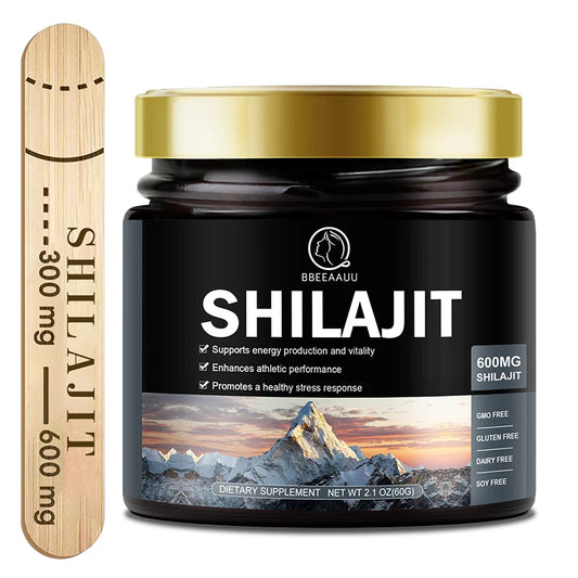 60g 100% Himalaya Pure Shilajit Resin Original Mineral Health Supplement Non-GMO Brain Memory Cognitive Energy Health