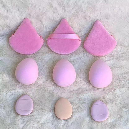 12pcs Makeup Sponge Blender Beauty Egg Soft Cosmetic Puff Foundation Sponges Powder Puff Women Make Up Accessories Beauty Tools