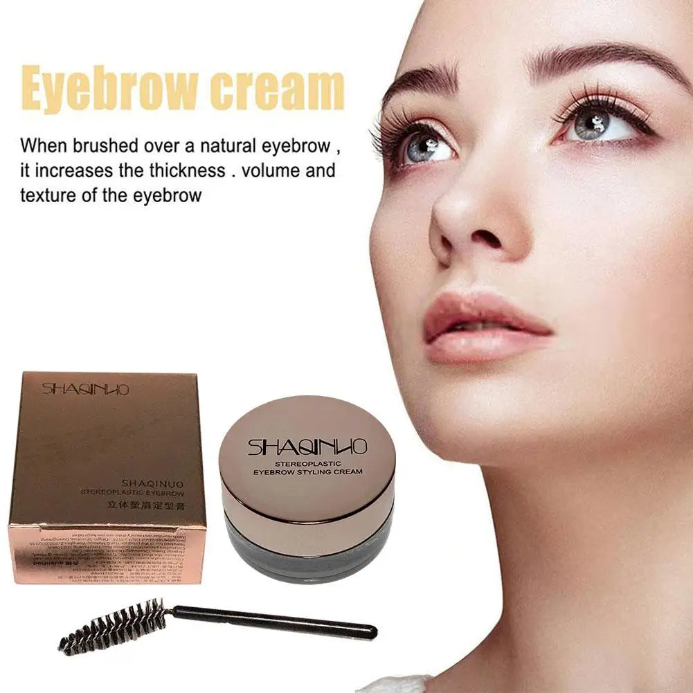 3D Eyebrow Styling Gel Waterproof Transparent Quick Dry Eyebrow Long-lasting Wax Set Brow Lifting Eyebrow Enhancers Makeup