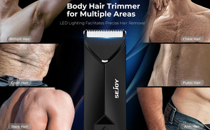 SEJOY Hair Trimmer Men Facial Beard Body Grooming Kits Electric Hair Clipper Nose Ear Trimer Rechargeable