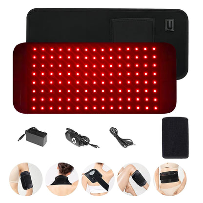 Red Infrared Light Therapy Pad   LED Beauty Devices for Face and Body Back Knee Hands Feet Relief Portable 660nm 850nm  Heat Pad