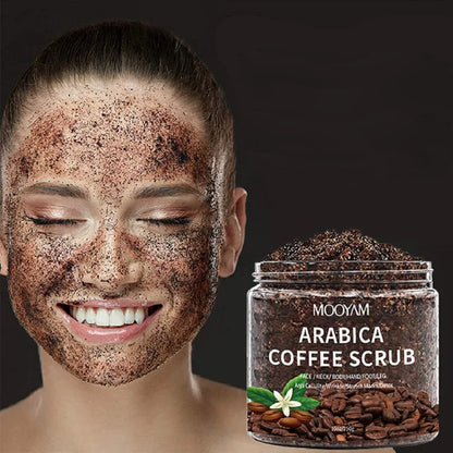 Coffee Body Exfoliator Scrub for Dry Skin Soothing Revitalizing Scrubs Body Treatments Softer Brighter Skin