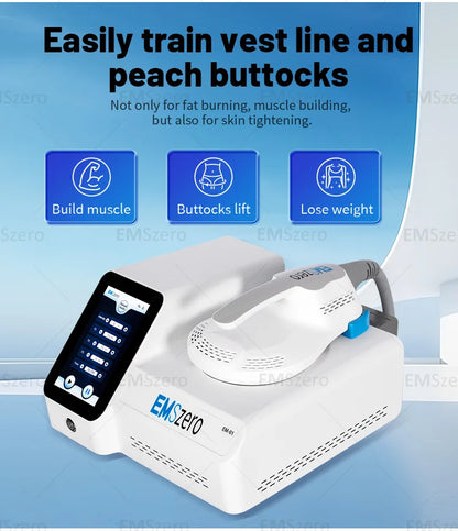 EMSZero Body Shaping Machine Muscle Stimulation Massager EMS RF Body Shaping 15 Electromagnetic Hip Fat Health Beauty Salon