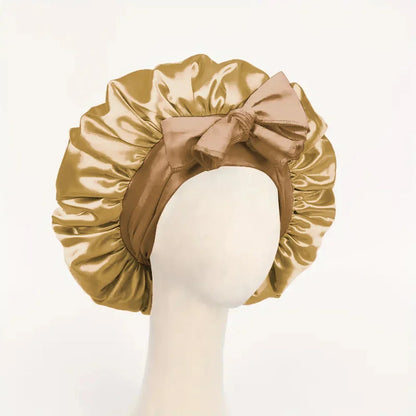 Satin Bonnet Silk Bonnet Adjustable Bonne For Sleeping Hair Bonnet With Tie Band Bonnets For Women Men