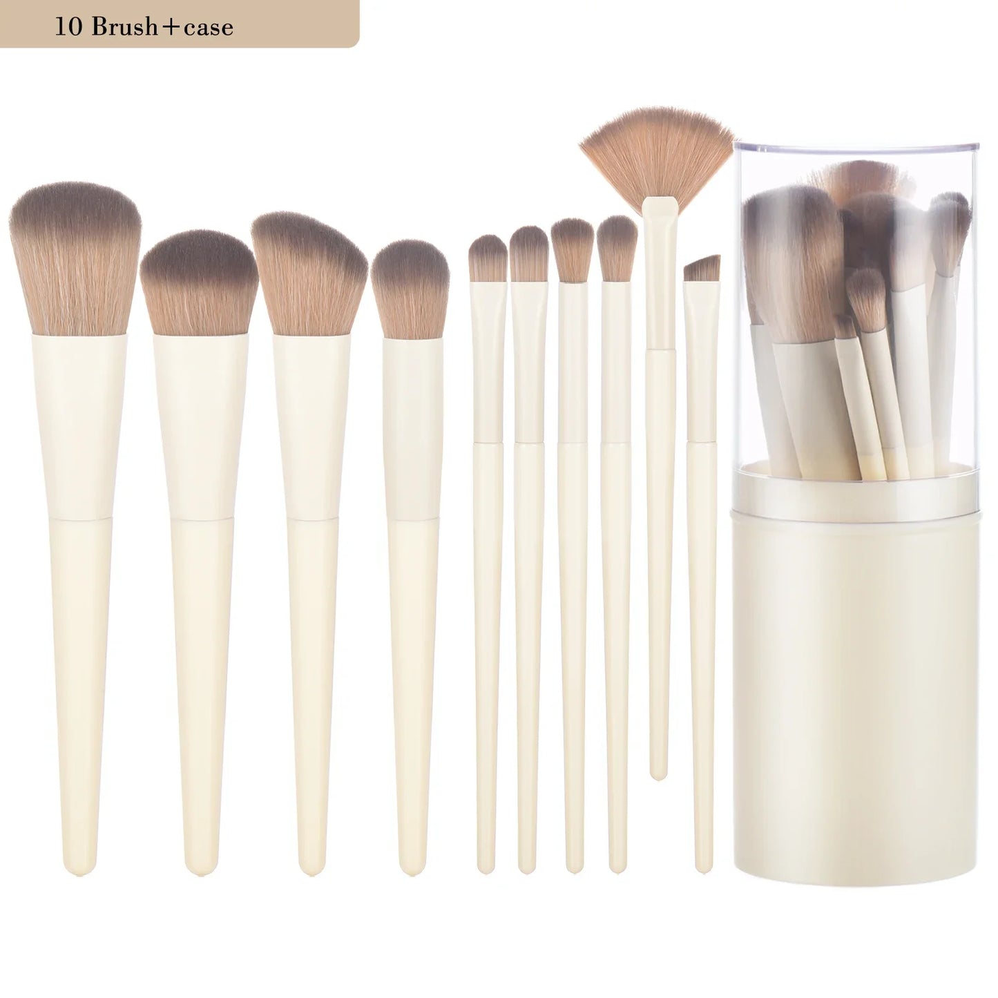 10/14Pcs Premium Makeup Brushes Set Eye Shadow Foundation Women Cosmetic Powder Blush Blending Beauty Make Up Beauty Tool