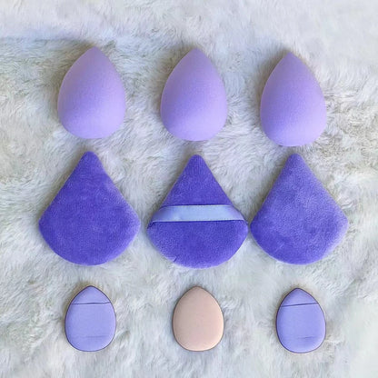 12pcs Makeup Sponge Blender Beauty Egg Soft Cosmetic Puff Foundation Sponges Powder Puff Women Make Up Accessories Beauty Tools