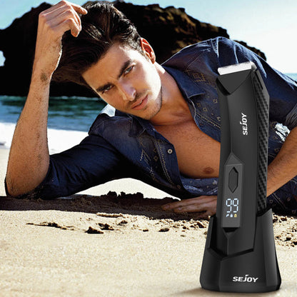 Sejoy Professional Hair Clippers for Men Electric Men Pubic Hair Trimmer Groin Body Hair Ball Shaver Clipper