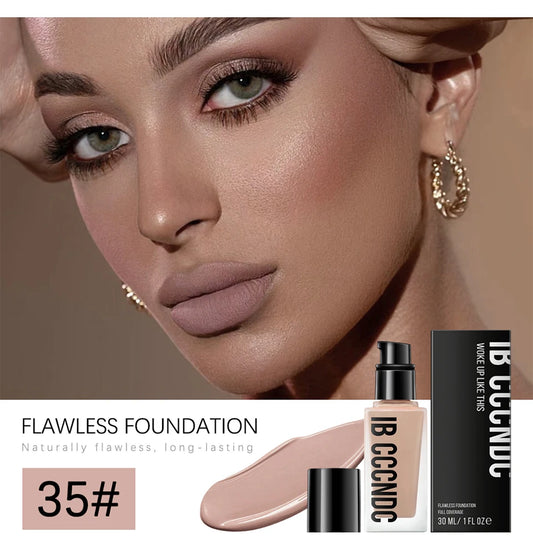 Flawless All Day 6 Color Waterproof Concealer Foundation For Women Makeup Full Coverage Long Lasting Moisturizing