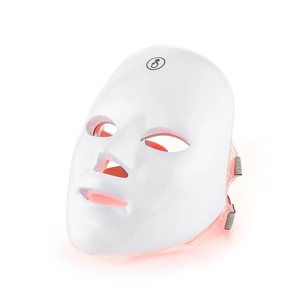 Rechargeable Facial LED Mask 7 Colors LED Photon Therapy Skin Rejuvenation Anti Acne Wrinkle Removal Beauty Mask Skin Brightenin