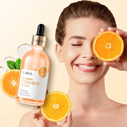 100ml LAIKOU Sakura Serum Vitamin C Essence Moisturizing Firming Brightening Face Serum Beauty Facial Skin Care Products