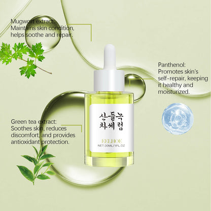 Green Tea Moisturizing Facial Serum Brightning Lifting Firming Face Essence Shrink Pores Nourish Facial Korean Skin Care Product