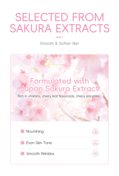 Sakura Mask For Face Cleaning Maseczka Black Head Remover Mascara Facial Skin Care Masque Oil Control Shrink Pores SkinCare Mask