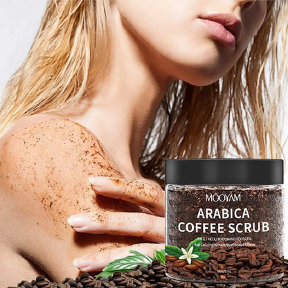 Coffee Body Exfoliator Scrub for Dry Skin Soothing Revitalizing Scrubs Body Treatments Softer Brighter Skin