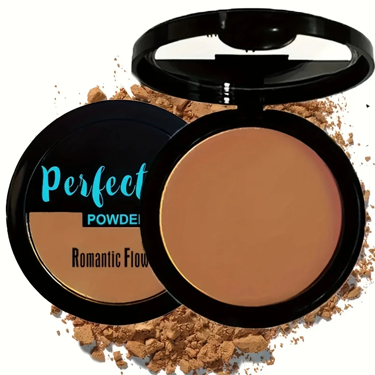 3-color Dark Powder Bronze Powder Dark Skin Foundation Oil Control Concealer Brighten The Face Create Three-dimensional Makeup