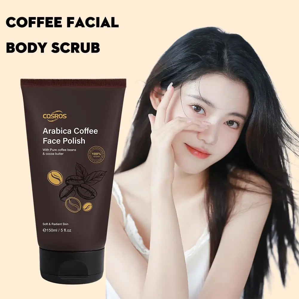 Coffee Scrub Body Scrub Exfoliators Cream Facial Dead Sea Salt For Whitening Moisturizing Anti Cellulite Treatment Acne V5Q8