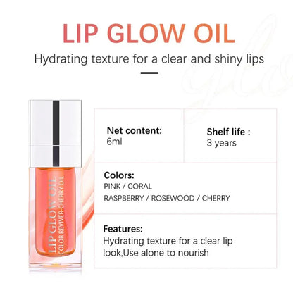 6ml Sext Lip Oil Hydrating Plumping Lip Coat For Lipstick Lipgloss Tinted Lip Plumper Serum Bb Lips Glow Oil Treatment 10 colors