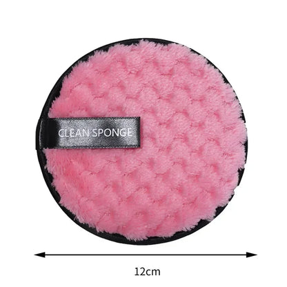 Reusable Cotton Makeup Remover Pads for Washable Face Clean Sponge Blender Cleansing Puff Cloth Foundation Liquid Cream Tools